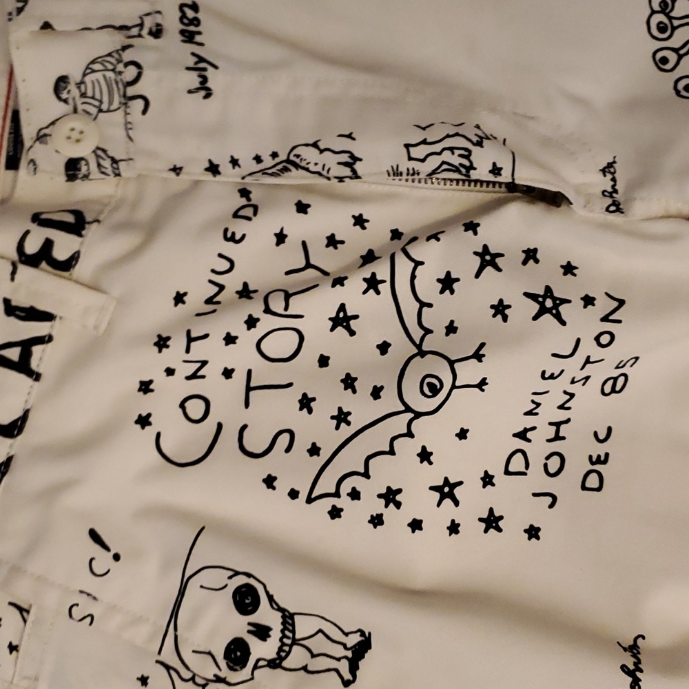 Vans Daniel Johnston Loose Fit Chino Men's size 30 cream/black / Authetic